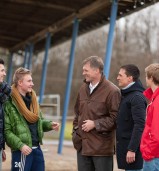 Gespräch mit der Jugend beim FCD